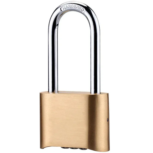 Warehouse Extended Lock Beam Courtyard Door Card Car Door Outdoor Warehouse Password Lock Head Brass Padlock